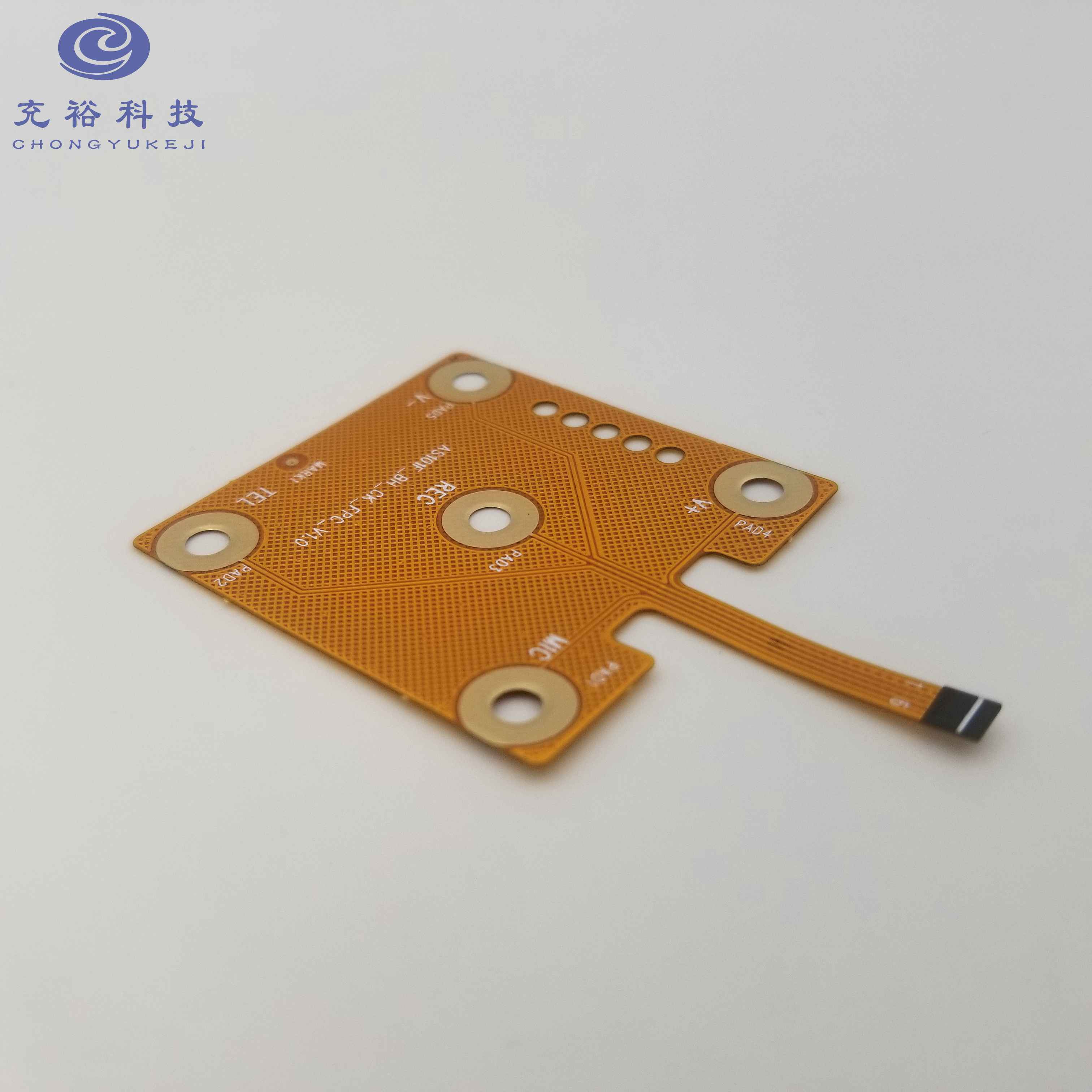 ��ԣ�Ƽ�(CHONG YUKEJI)��ɫ���Ե�·��FPC - ���弴����ƣ���дչʾ��ɫ���̡�������·�붨λ�ף��������ɫ���Ӷˣ�OEM����֧��