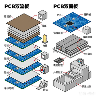 多层线路板和PCB双面板的生产流程
